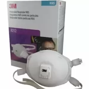 3M 8212 N95 Particulate Welding Respirator Protection Masks Exhalation Valve BOX