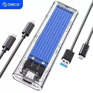 ORICO M.2 NVMe SATA SSD Enclosure USB3.1 Type-C 10Gbps to M.2(M-Key/B+M-Key) SSD