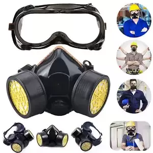 Face Shield Respirator Mask Facepiece Painting Spray Dustproof Filter Reusable