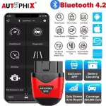 AUTOPHIX 3210 Bluetooth Check Engine OBD2 Scanner Performance Test Battery Test