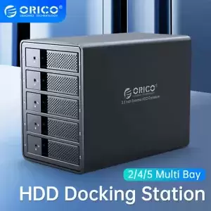 Orico 5Bay USB3.0 External Hard Drive Enclosure + RAID for 2.5/3.5 SATA HDD 80TB