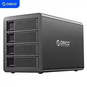 ORICO 4 Bay External Hard Drive Enclosure USB3.0 to SATA for 3.5''HDD 150W Power