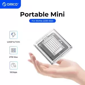 ORICO M.2 2230 NVMe SSD Enclosure, 10Gbps for iPhone 15 Pro Max ProRes