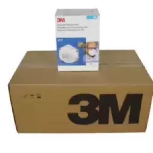 New Case 3M 8511 NIOSH N95 Industrial Mask Respirator Exhalation Valve 80 Masks