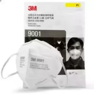 50 Pack KN90 3M 9001 Mascarillas Protective Particulate Respirator Face Masks