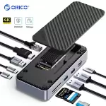 ORICO M.2 NGFF/NVMe SATA SSD Hard Drive Enclosure USBC Hub Docking