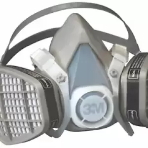 3M Disposable Half Face Respirator Facepiece Mask Organic Vapor Protection MED.