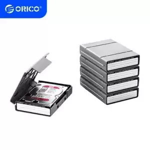 ORICO 5-Pack Hard Drive Case Protective Box for 3.5/2.5\'\' SSD HDD Shockproof