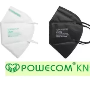 10 PCS Powecom KN95 Protective Face Mask Respirator - Black | White ?GB2626-2019