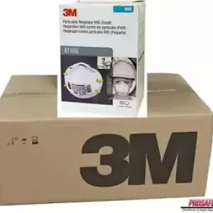 3M 8110S SMALL N95 Particulate Respirator Disposable Protection Face Masks 8 BXS