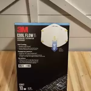 Cool Flow Masks 8511 PRO Series 10 Pack Grade 95 Masks - Sanding and Fiberglass