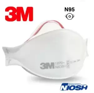 5/Pk 3M Aura 9210 N95 Mask Particulate Respirator Disposable Protective 11/25 E - Foto 5