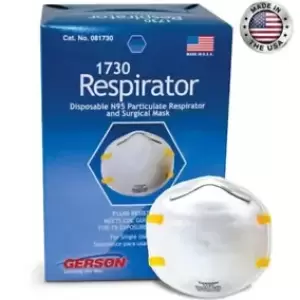 N95 Face Masks - Made in USA - Gerson 1730 N95 Respirator & Surgical Mask